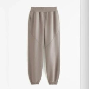 Abercrombie & Fitch YPB neoKnit Jogger, Oat, Size XL